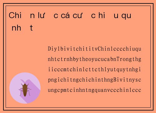 Chiến lược cá cược hiệu quả nhất